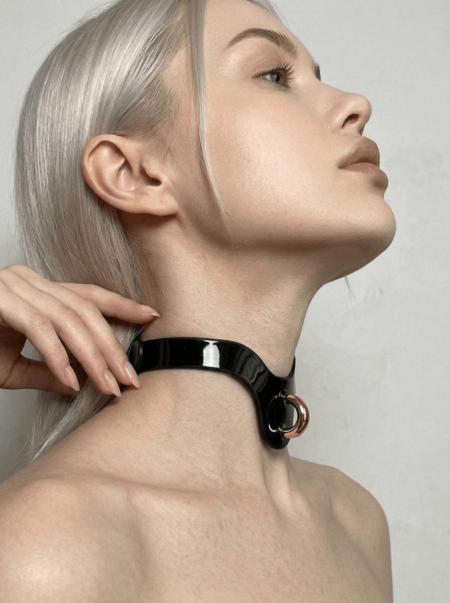 ARCH: Midnight Patent Collar - Aphros Design