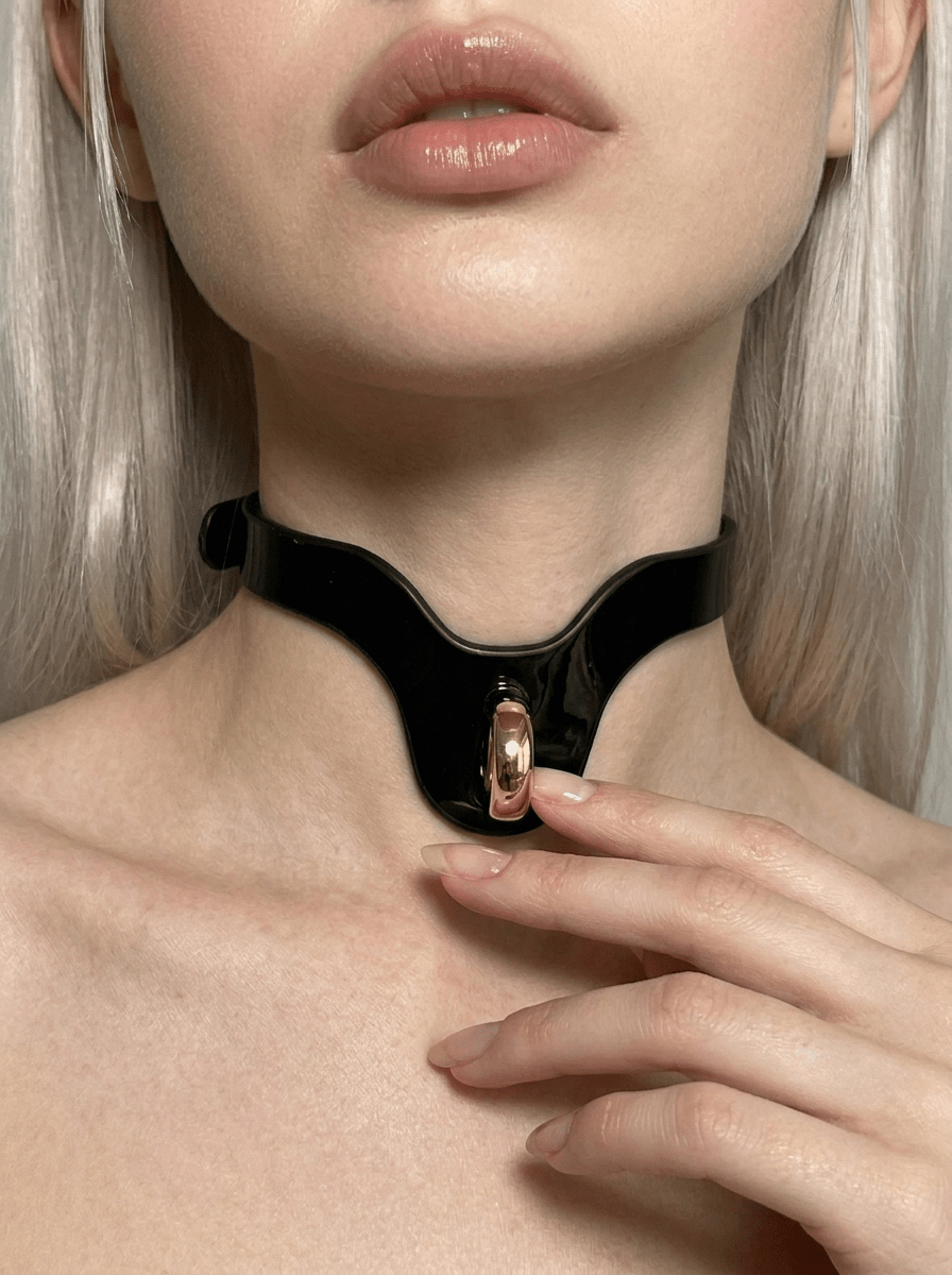 ARCH: Midnight Patent Collar - Aphros Design