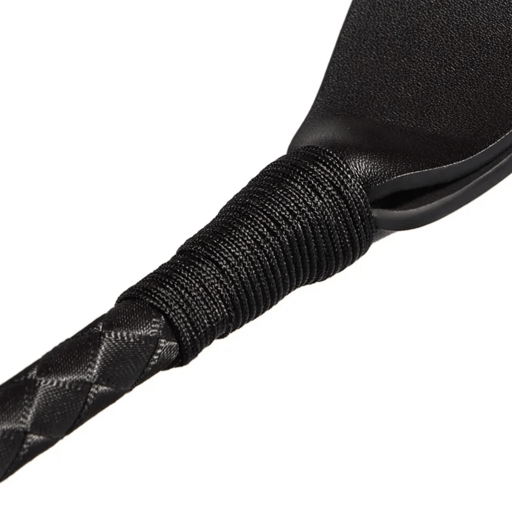 Black Leather Riding Crop – Elegant Sensation Play Accessory - Aphros Design