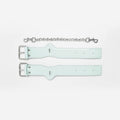 Cyber Mint Shibari Embossed Wrist Braces - Aphros Design