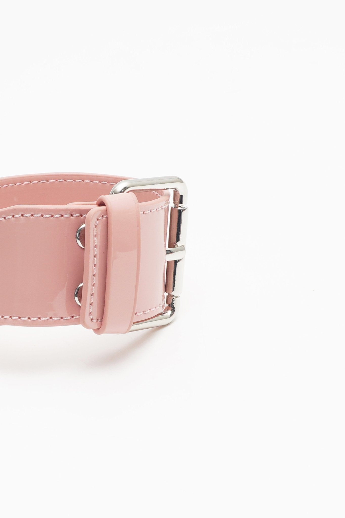 Pink Shibari Embossed Handcuffs Wrist Braces - Aphros Design