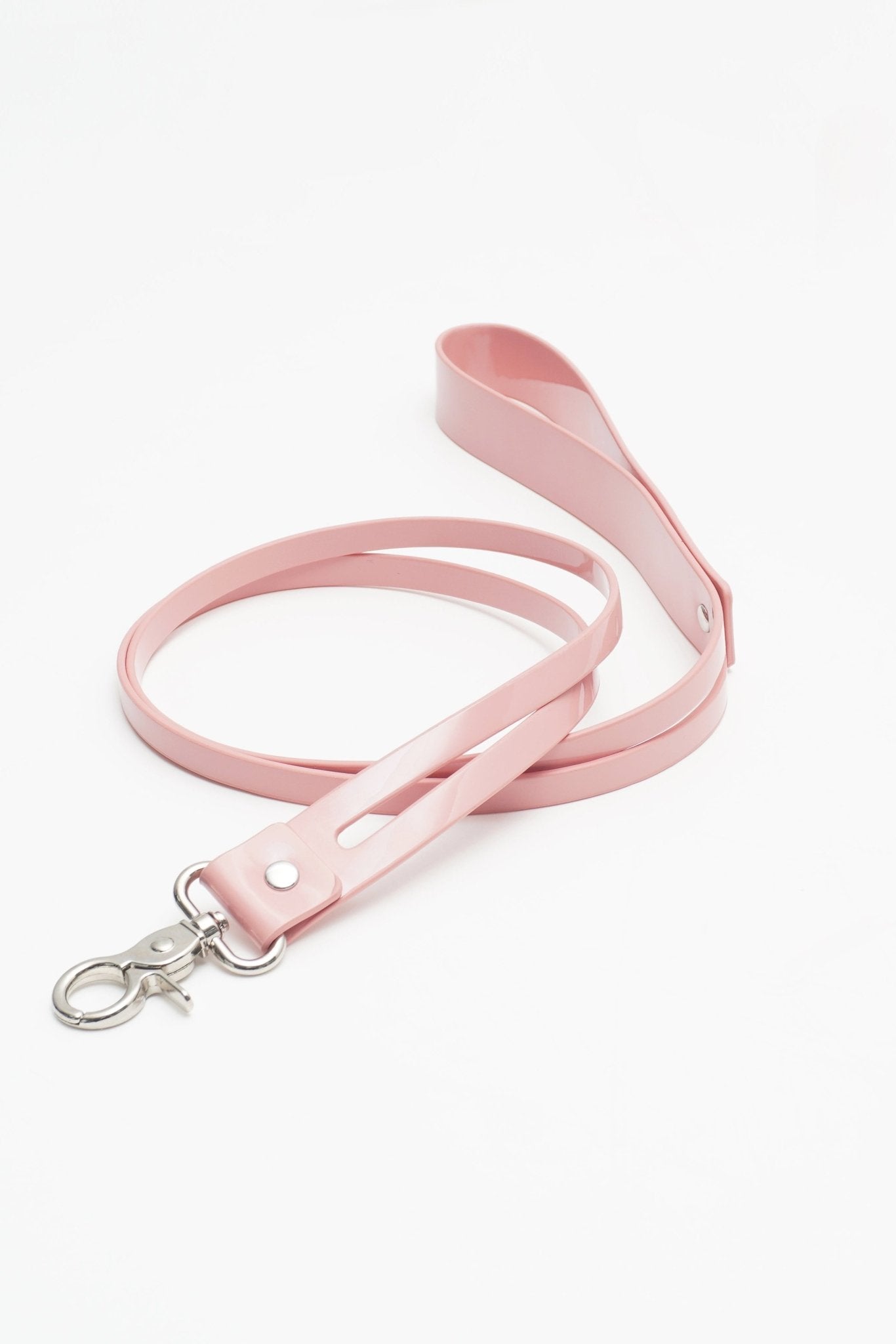 Pink Shibari Embossed Patent Leather Collar & Leash Set - Aphros Design