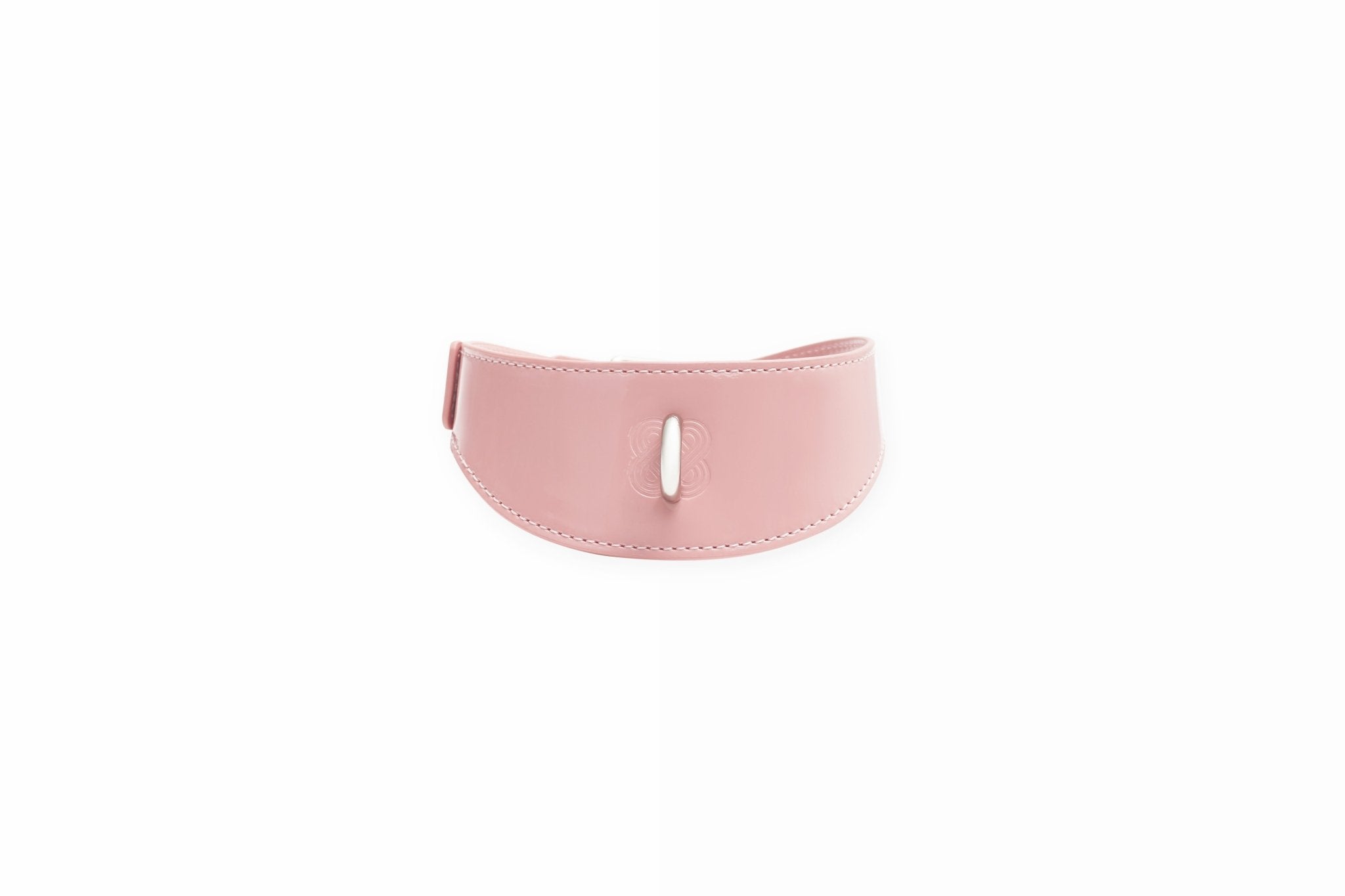 Pink Shibari Embossed Patent Leather Collar & Leash Set - Aphros Design