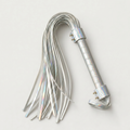 prism silver holographic flogger
