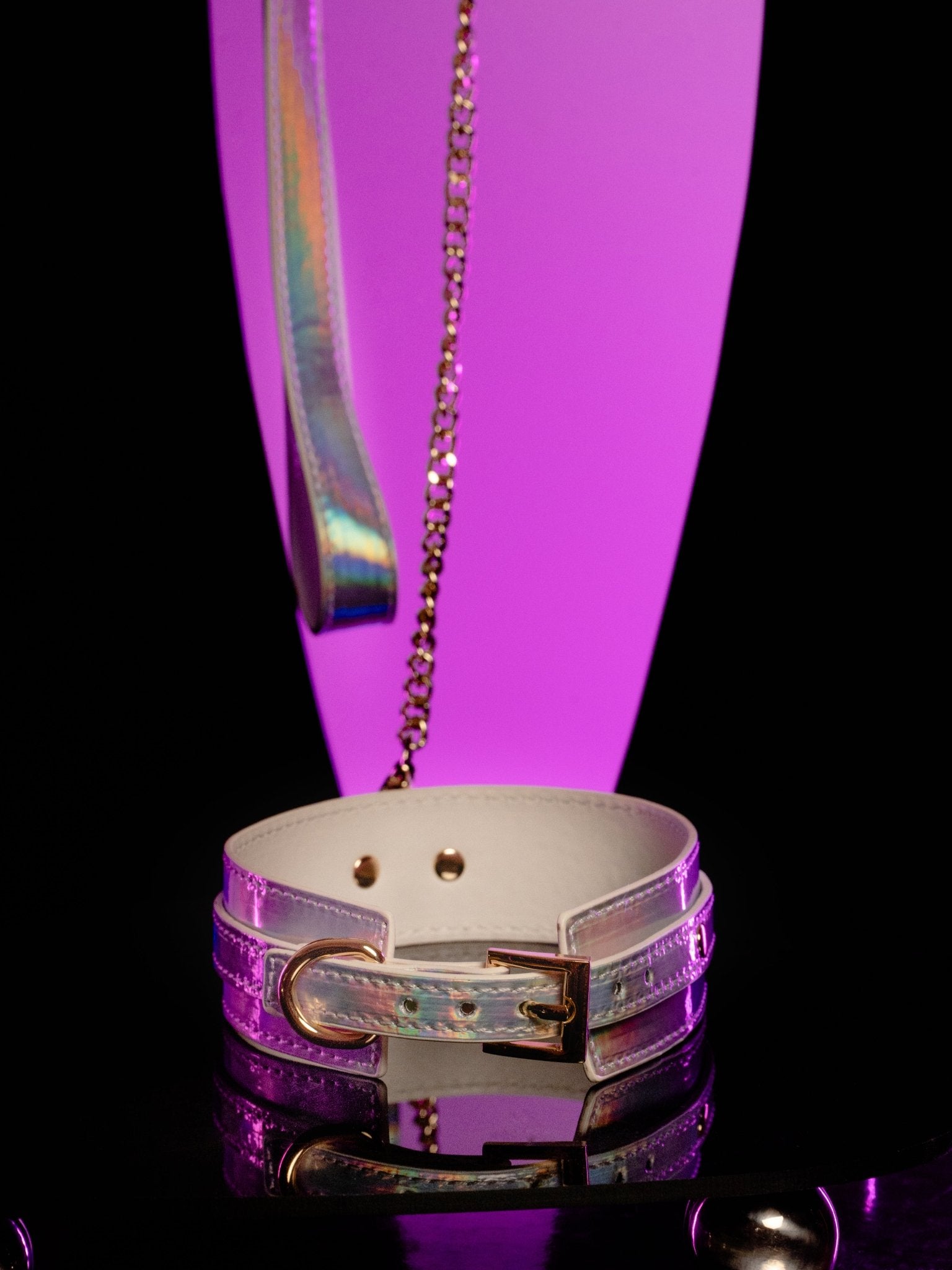 PRISM: Opal Silver Collar & Linear Extension - Aphros Design