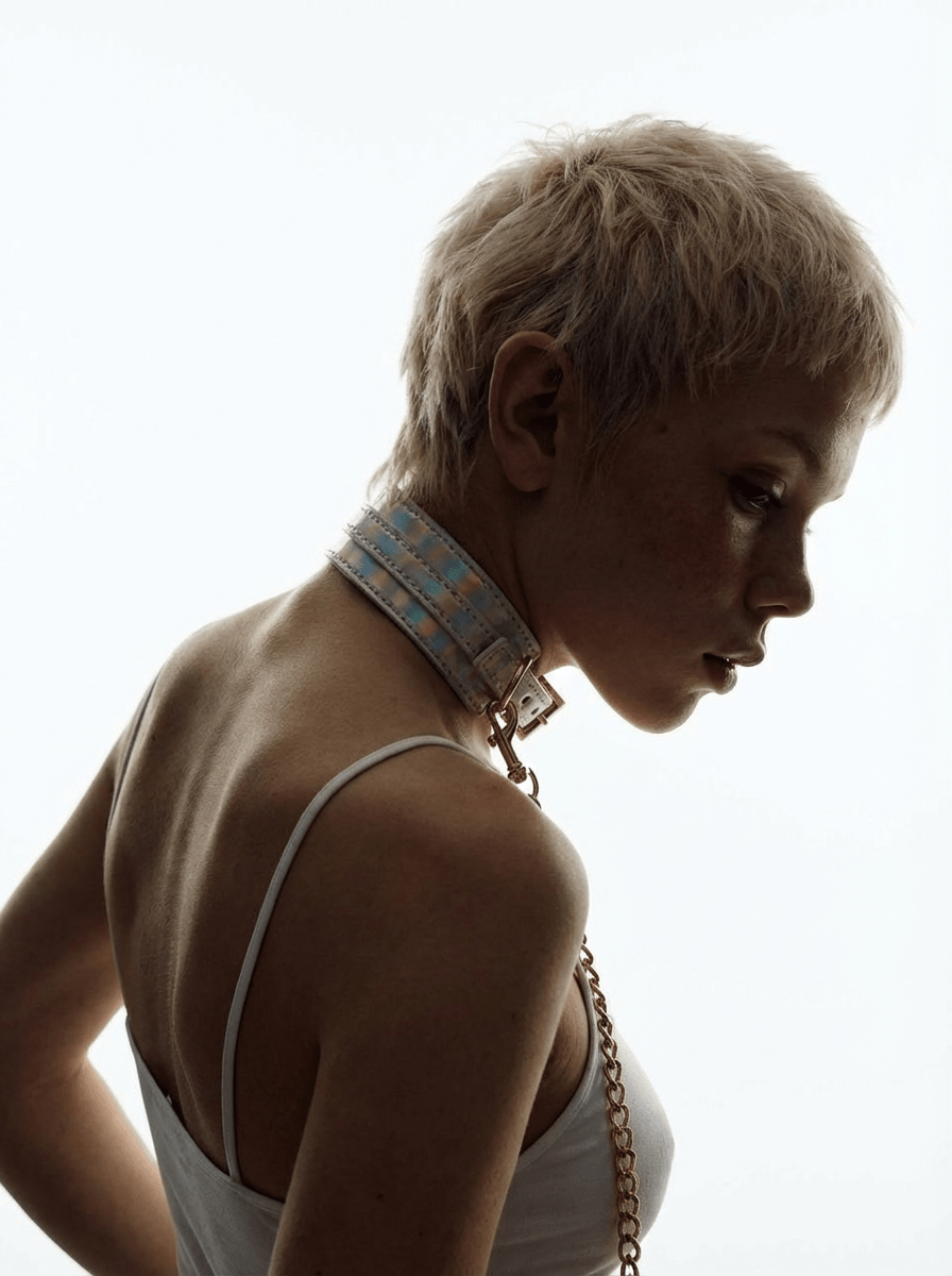 PRISM: Opal Silver Collar & Linear Extension - Aphros Design