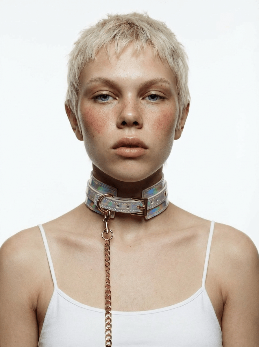 PRISM: Opal Silver Collar & Linear Extension - Aphros Design
