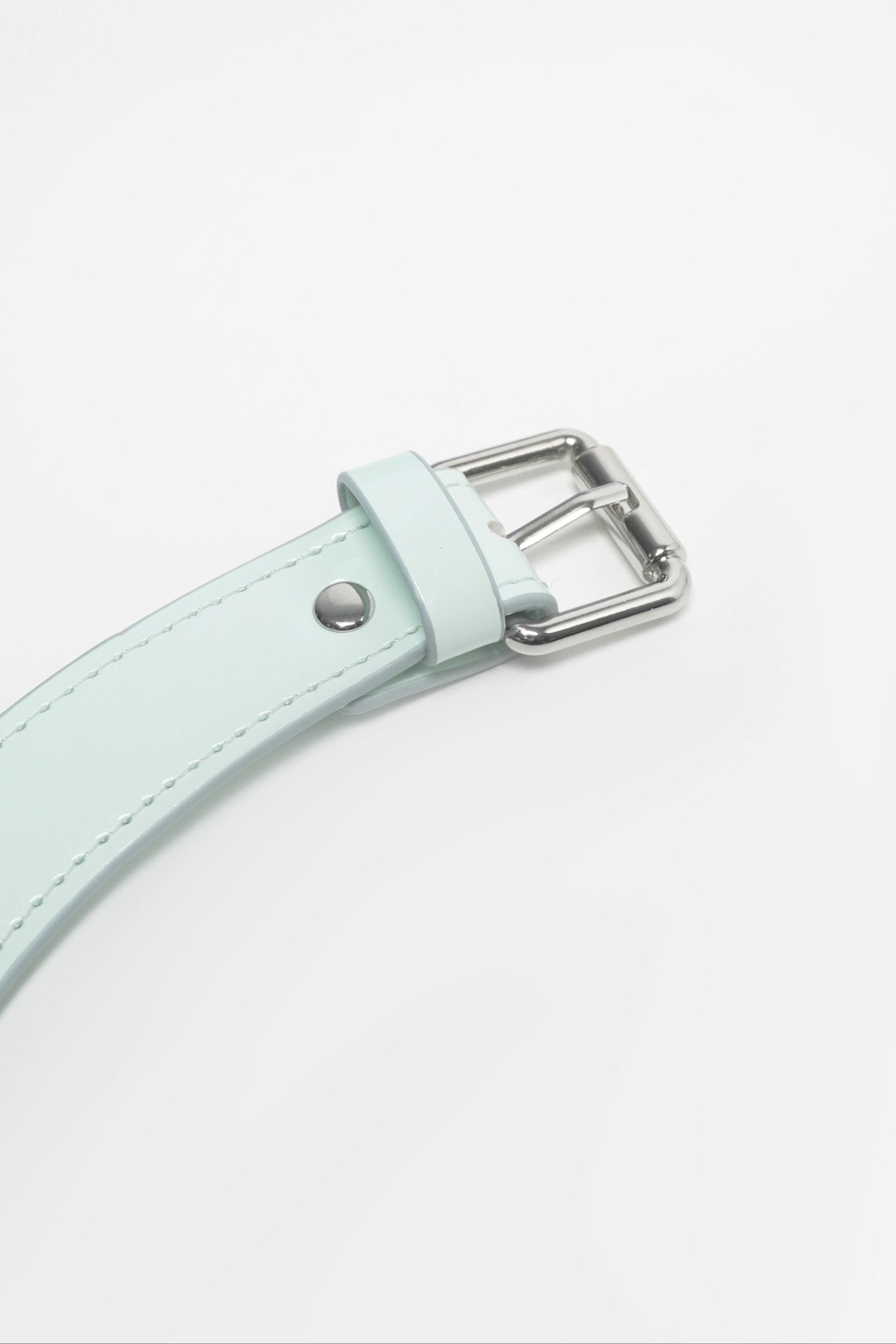 Shibari Embossed Cyber Mint Collar & Leash Set - Aphros Design